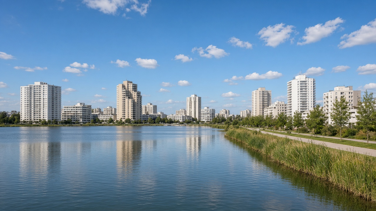 Résidences autour du lac de Créteil